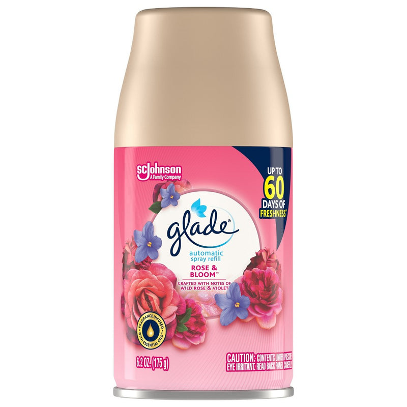 Glade Automatic Spray Air Freshener Refill - Rose & Bloom - 6.2oz