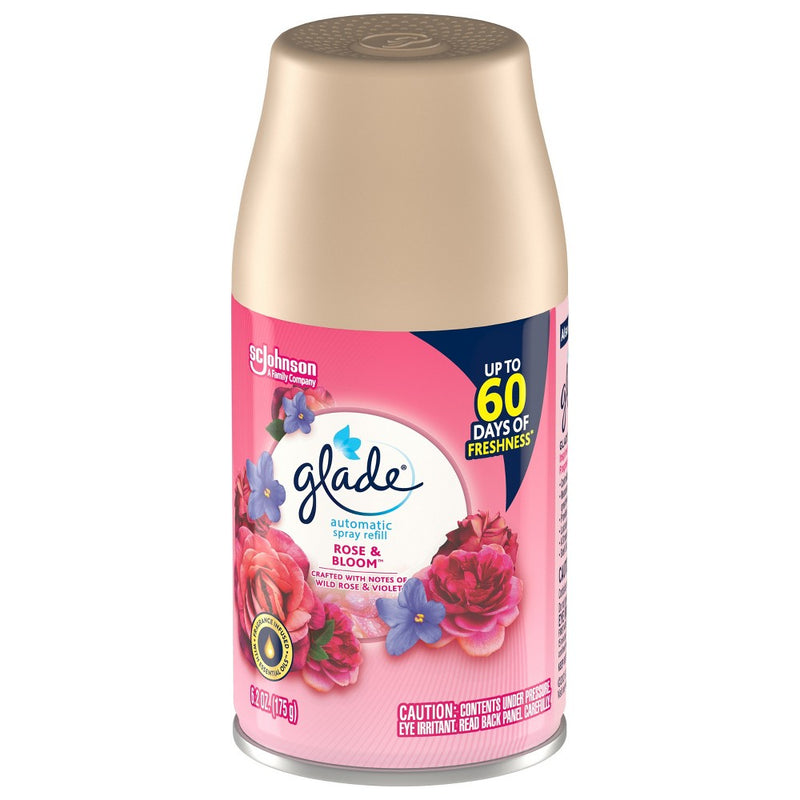 Glade Automatic Spray Air Freshener Refill - Rose & Bloom - 6.2oz