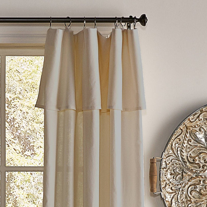 1pc 50"x108" Light Filtering Drop Cloth Window Curtain Panel Linen - Mercantile