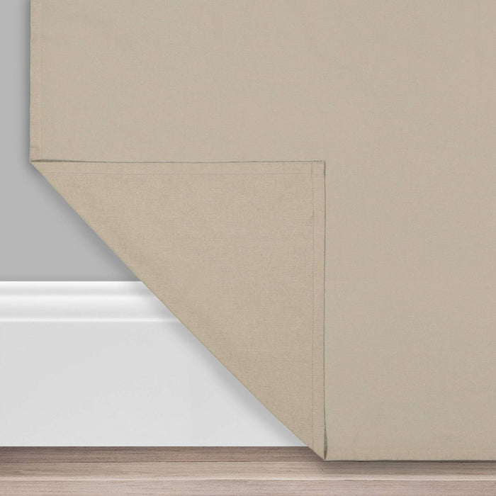 1pc 50"x108" Light Filtering Drop Cloth Window Curtain Panel Linen - Mercantile