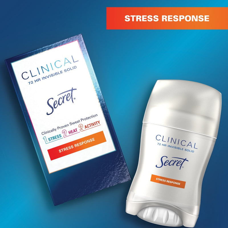 Secret Clinical Strength Invisible Deodorant for Women - 2.6oz EXP 04/2026
