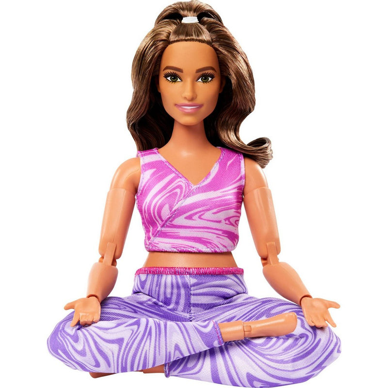Barbie Made to Move Brunette Fashion Doll with Curvy Body (Target Exclusive)