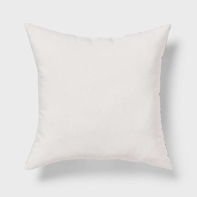 Square Decorative Pillow White/Black - Room Essentials