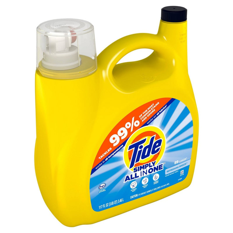 Tide Simply Refreshing Breeze Liquid Laundry Detergent - Clean & Fresh - 117 fl oz