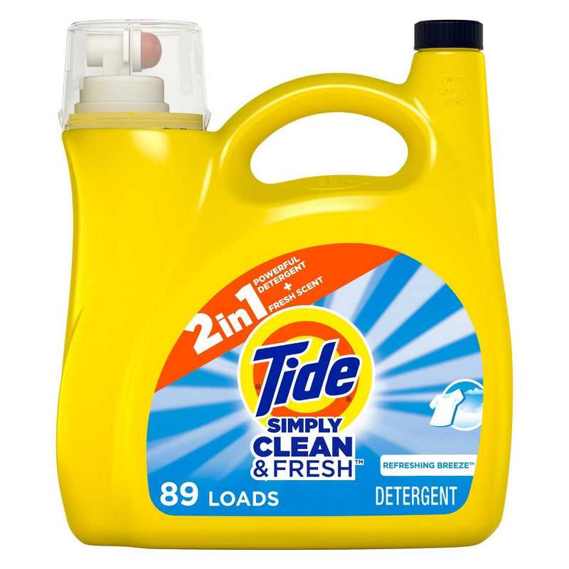 Tide Simply Refreshing Breeze Liquid Laundry Detergent - Clean & Fresh - 117 fl oz