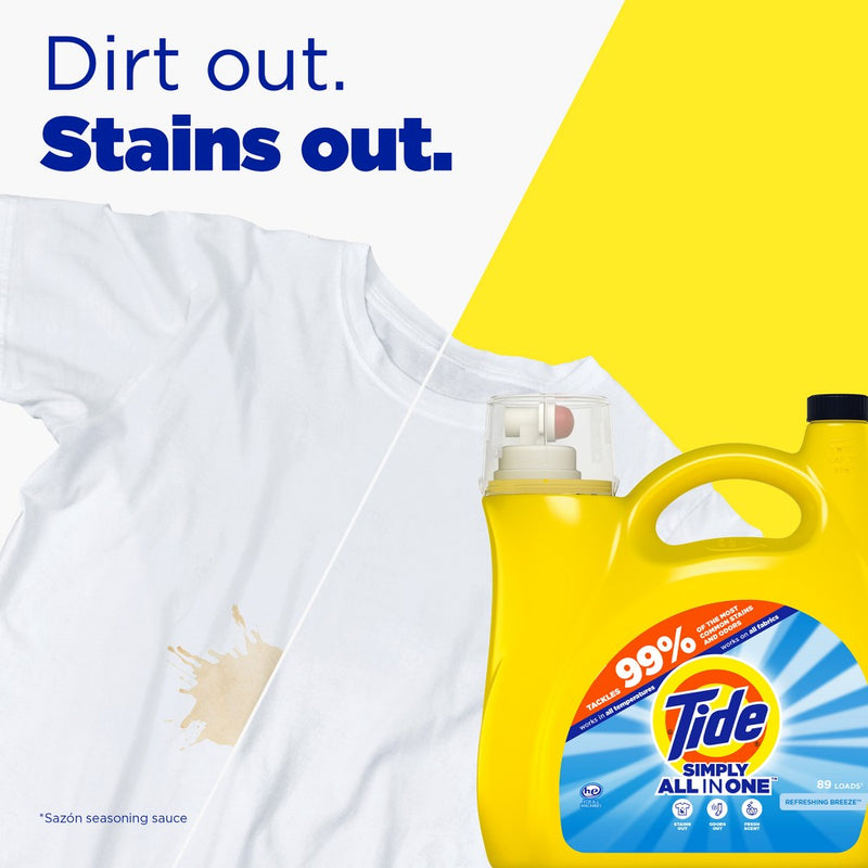 Tide Simply Refreshing Breeze Liquid Laundry Detergent - Clean & Fresh - 117 fl oz