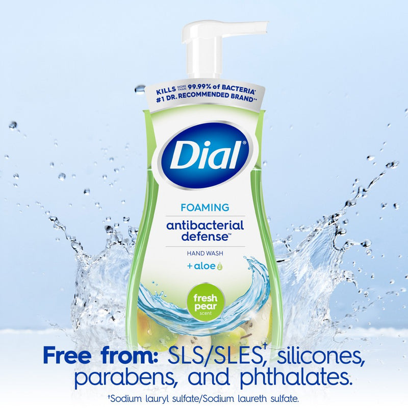 Dial Fresh Pear Foaming Antibacterial Hand Wash - 10 fl oz