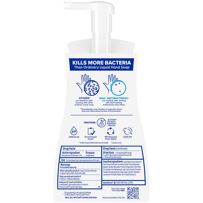 Dial Fresh Pear Foaming Antibacterial Hand Wash - 10 fl oz