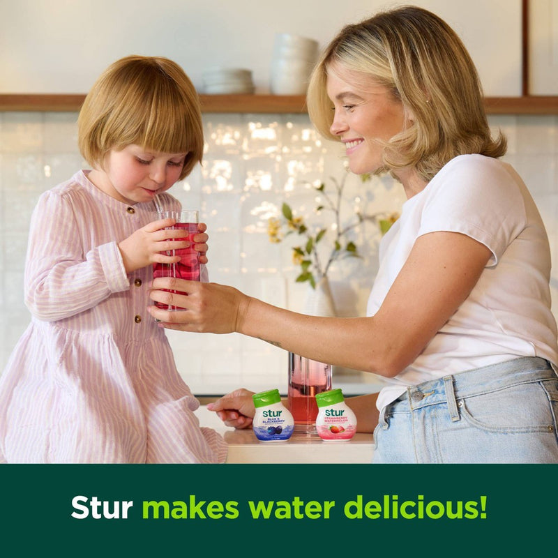 Stur Electrolytes Strawberry Lemon Flavored Liquid Water Enhancer - 1.62 fl oz Bottle