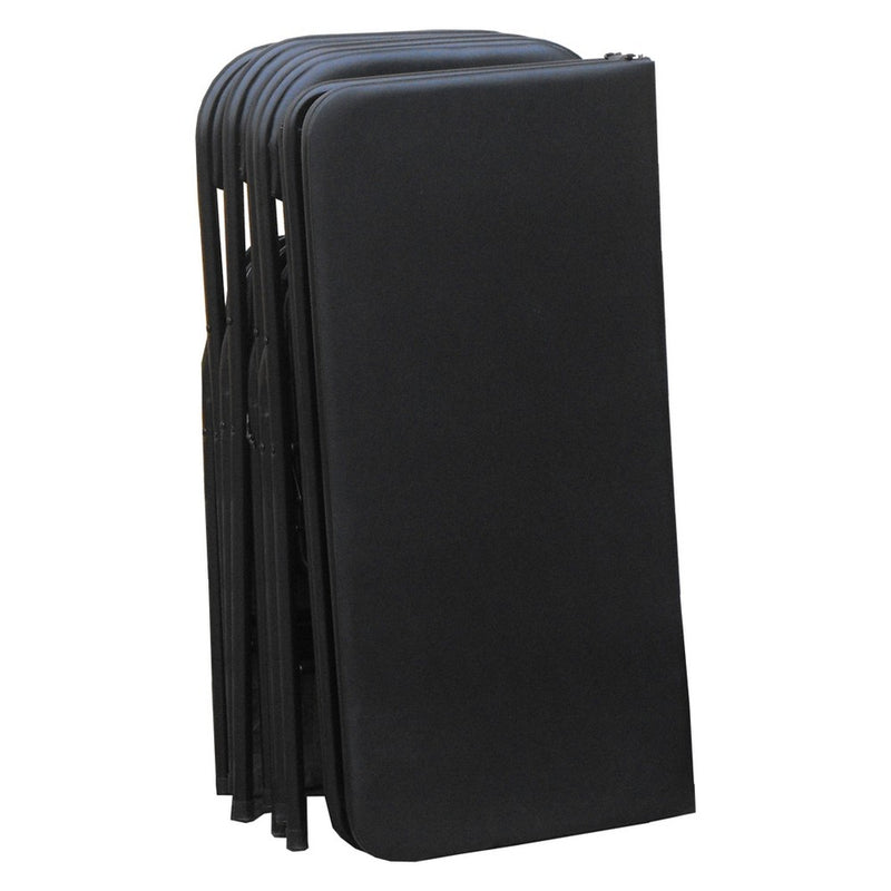 5pc Folding Table Set Black - Plastic Dev Group (LOCAL PICKUP ONLY)