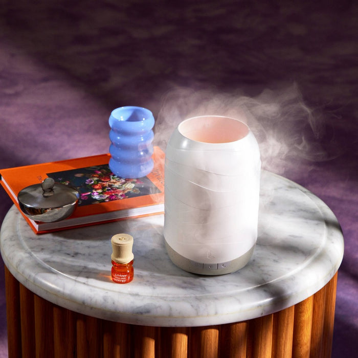 200ml Waves Ultrasonic Diffuser - Cascading Mist and Light plus Essential Oil Blend - Lifelines