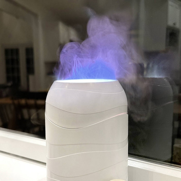 200ml Waves Ultrasonic Diffuser - Cascading Mist and Light plus Essential Oil Blend - Lifelines