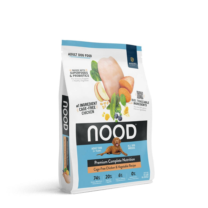 NOOD Pet Food Adult Dry Dog Food with Chicken Flavor - 14lbs