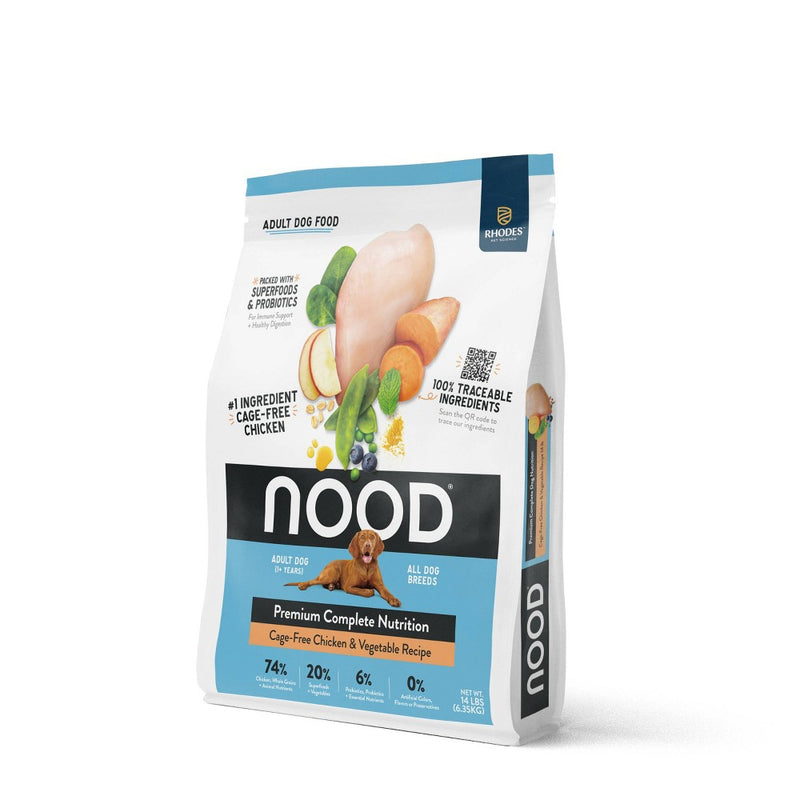 NOOD Pet Food Adult Dry Dog Food with Chicken Flavor - 14lbs