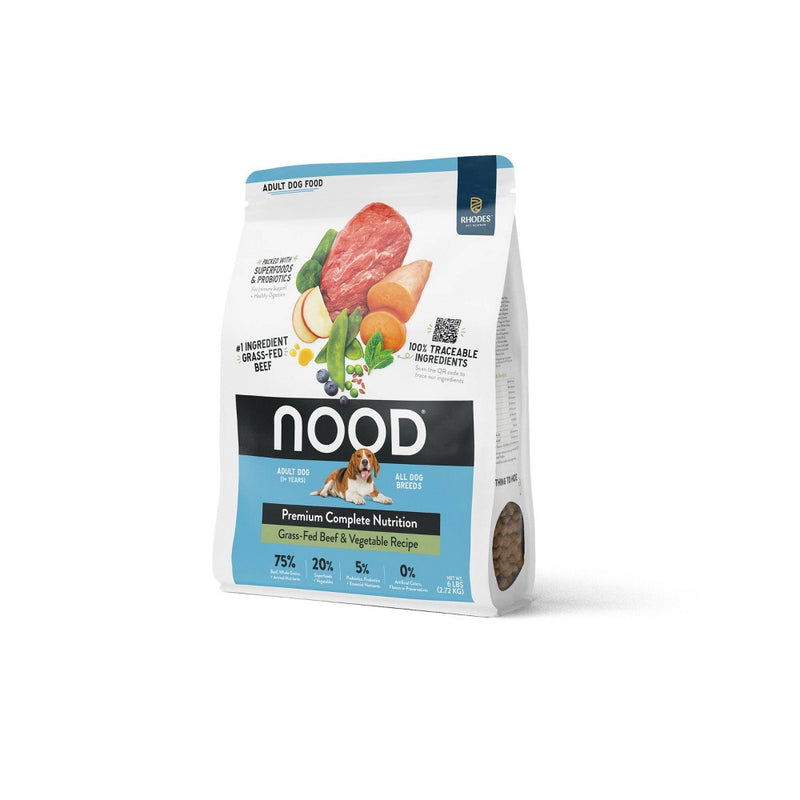 NOOD Pet Food Adult Dry Dog Food with Beef Flavor - 6lbs