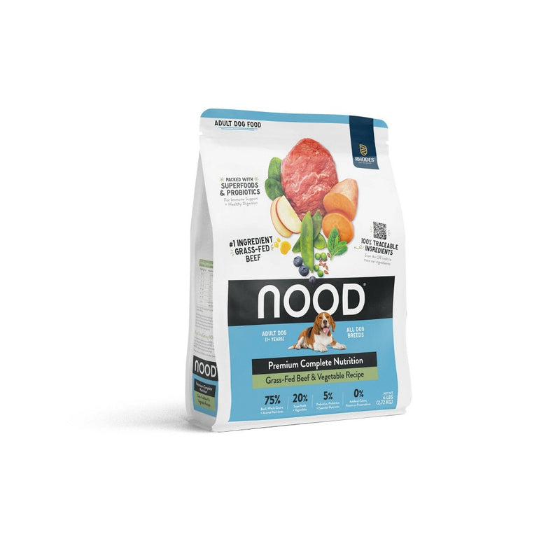 NOOD Pet Food Adult Dry Dog Food with Beef Flavor - 6lbs