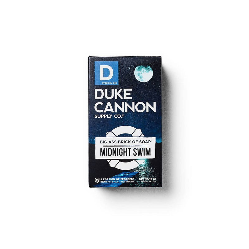 Duke Cannon Supply Co. Midnight Swim Big Brick of Soap for Men - 10oz