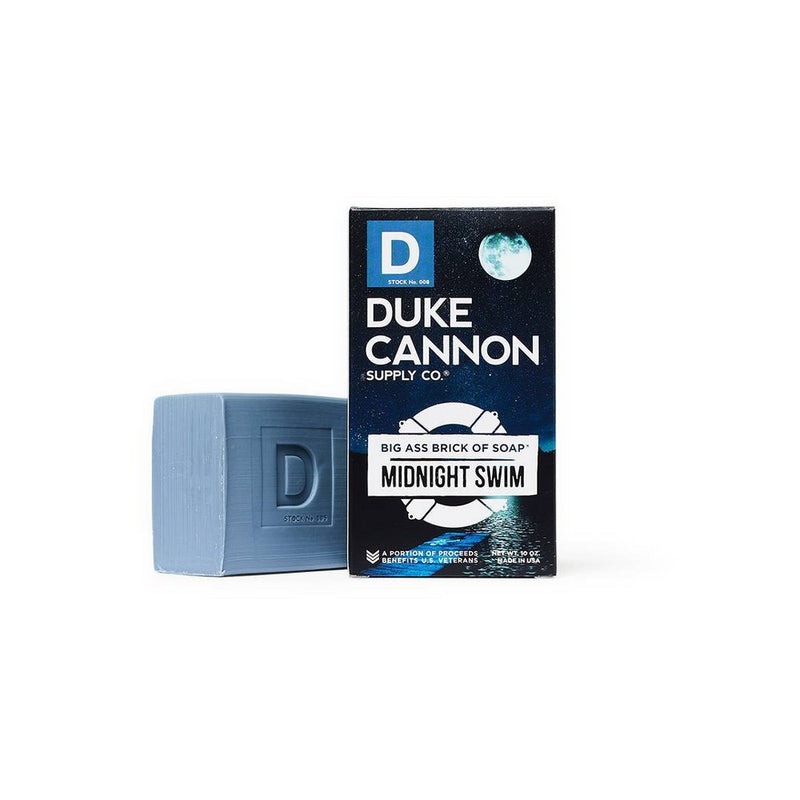 Duke Cannon Supply Co. Midnight Swim Big Brick of Soap for Men - 10oz