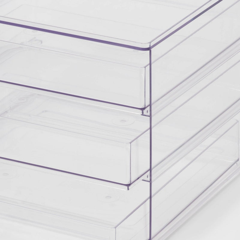 All Purpose 3 Drawer Storage Clear - Brightroom