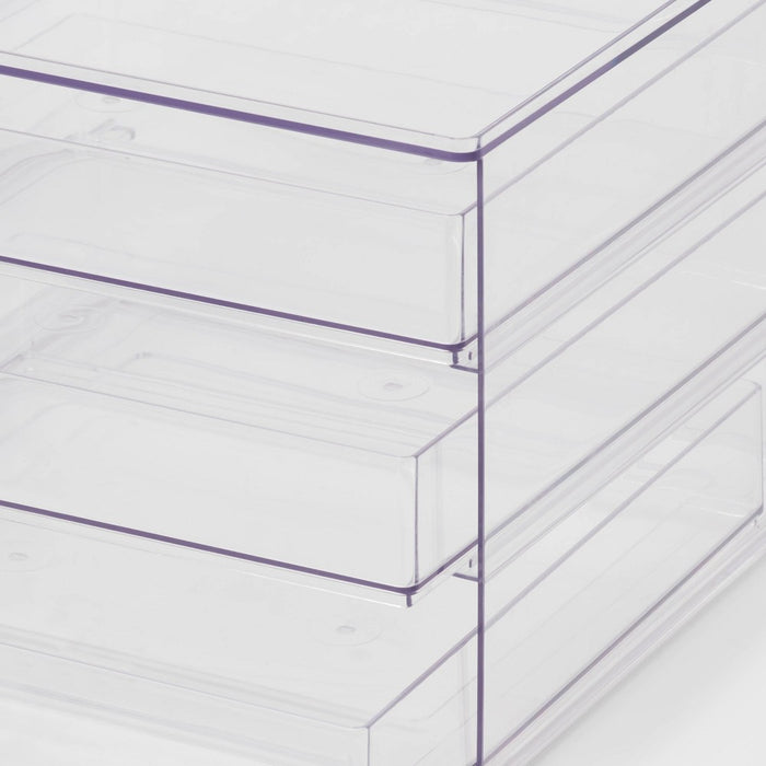 All Purpose 3 Drawer Storage Clear - Brightroom