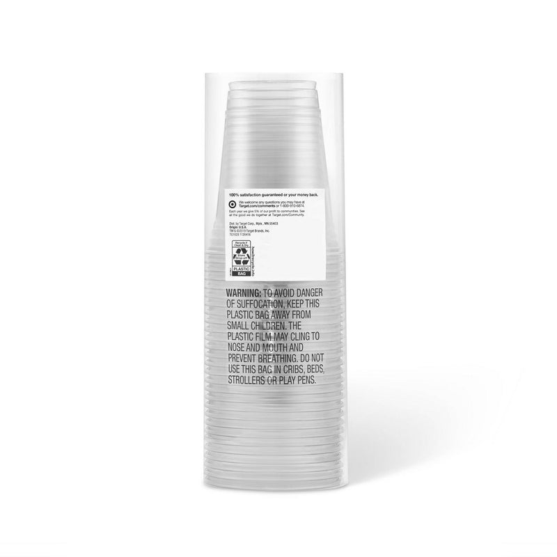 Disposable Clear Cups - 18oz - 28ct- up & up