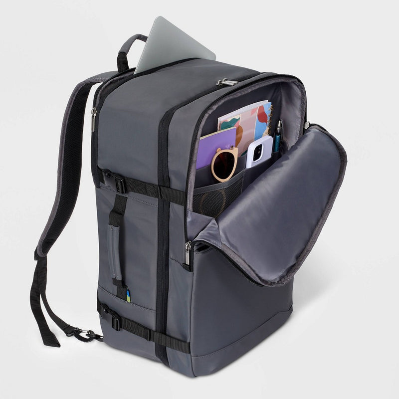 45L Travel 22.25" Backpack Gray - Open Story (LOCAL PICKUP ONLY)