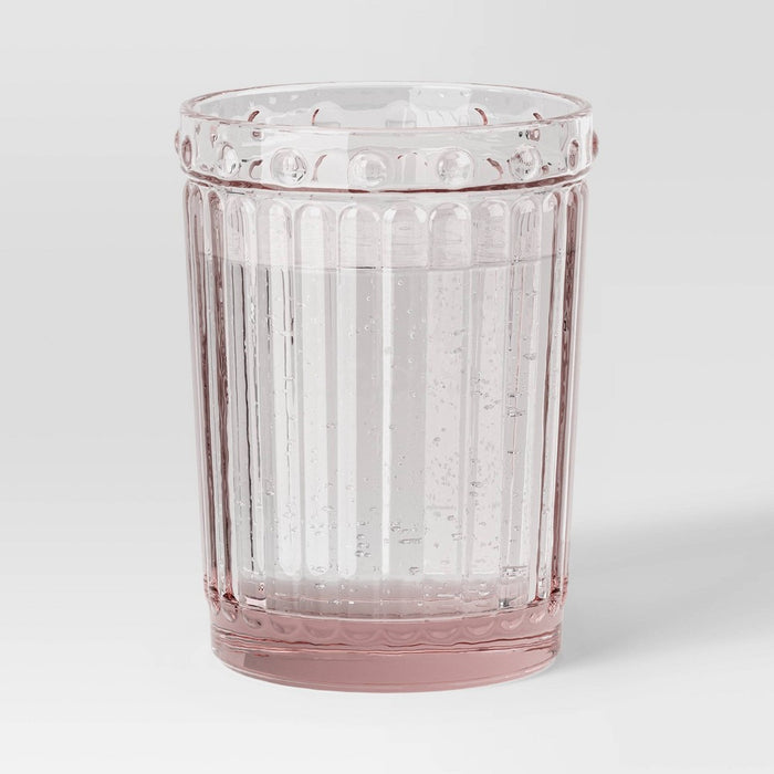 8oz Glass Tumbler Pink - Threshold