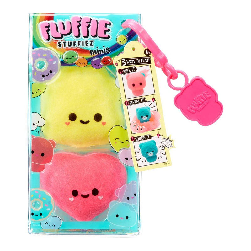 Fluffie Stuffiez Popcorn & Heart Candy Minis Collectible Feature