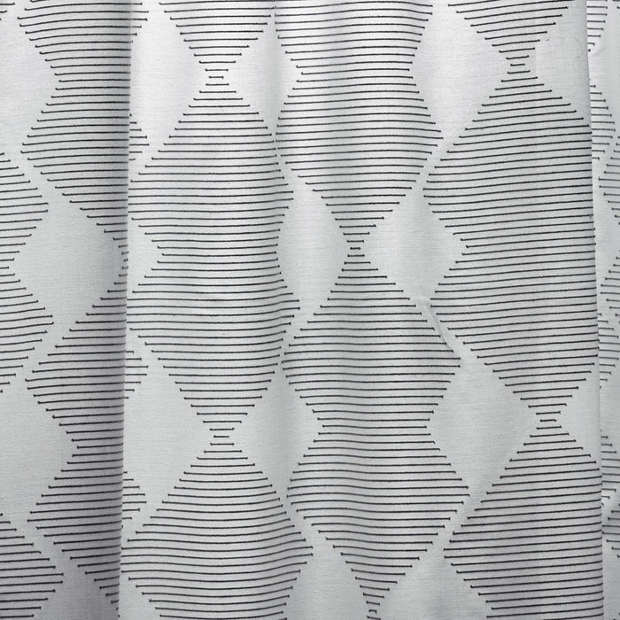 1pc 54"x84" Sheer Clipped Curtain Panel Radiant Gray - Threshold