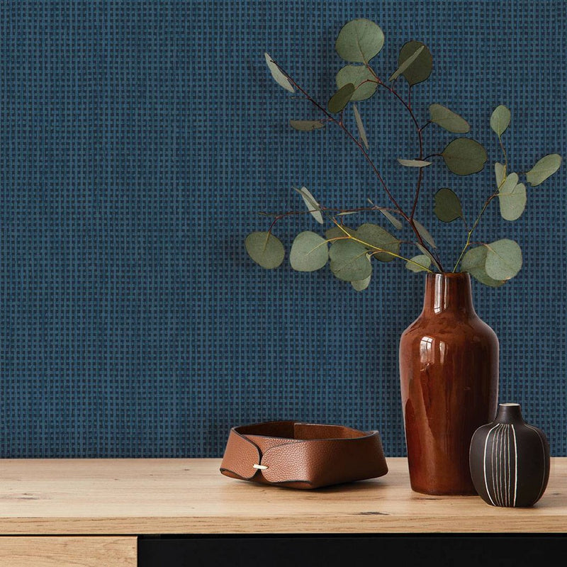 Tempaper Peel and Stick Wallpaper Textured Rattan Natural (LOCAL PICKUP ONLY)