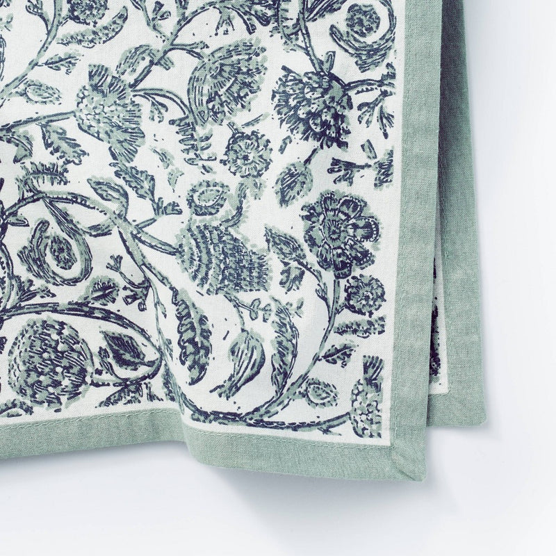 4pk Cotton Floral Napkins Blue - Threshold designed with Studio McGee