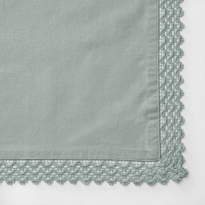 120" x 60" Cotton Tablecloth Green - Threshold designed with Studio McGee