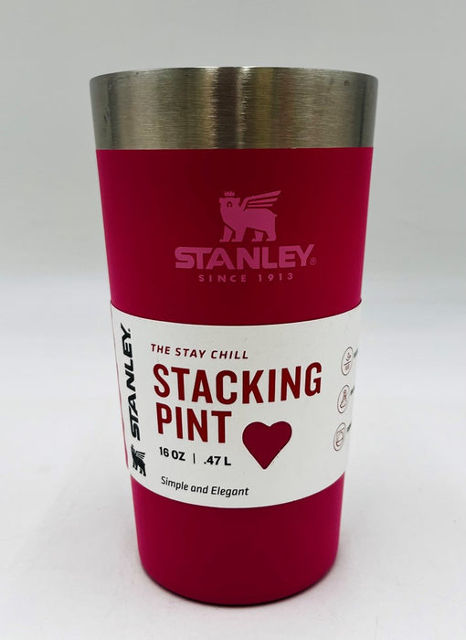 Stanley 16 oz Adventure Stainless Steel Everyday Stacking Pint Cosmo Pink