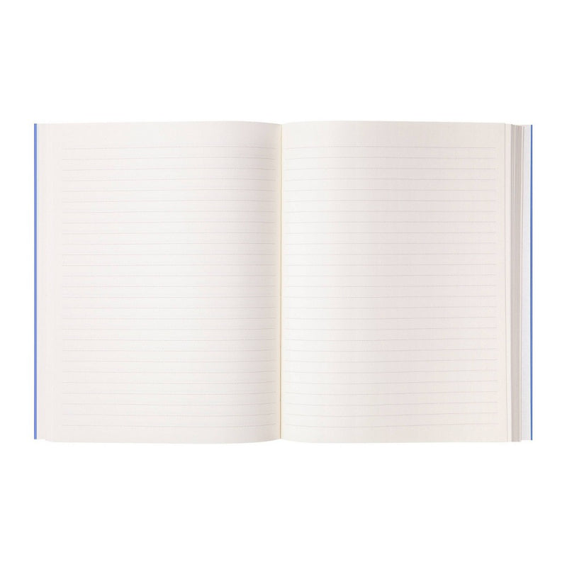 greenroom Blank Journal 7"x9" Softcover Graphic Flowers Periwinkle Blue