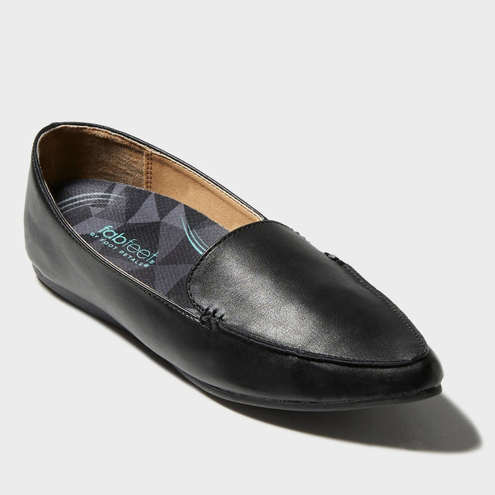 Fab Feet Women's by Foot Petals Ultimate Comfort Insoles Cushion Black Trim To Fit - Size (6-10)