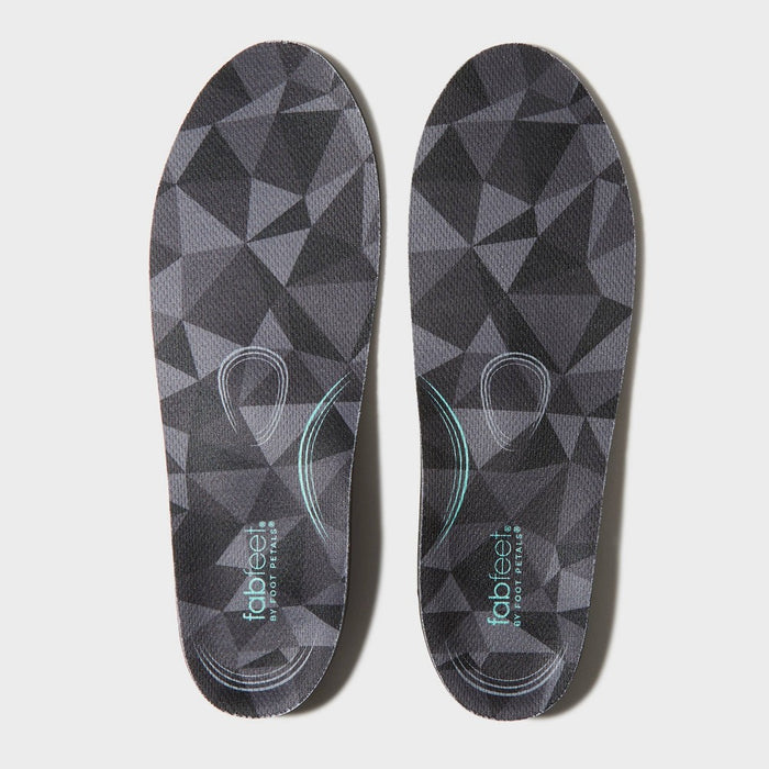 Fab Feet Women's by Foot Petals Ultimate Comfort Insoles Cushion Black Trim To Fit - Size (6-10)