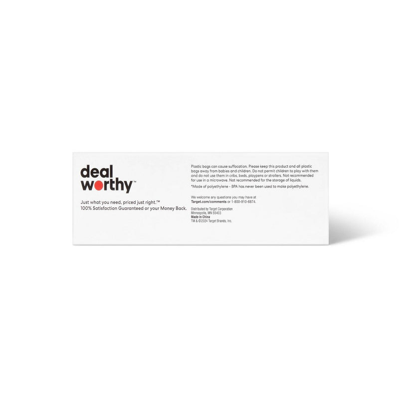 Fold Top Sandwich Bags - 150ct - Dealworthy