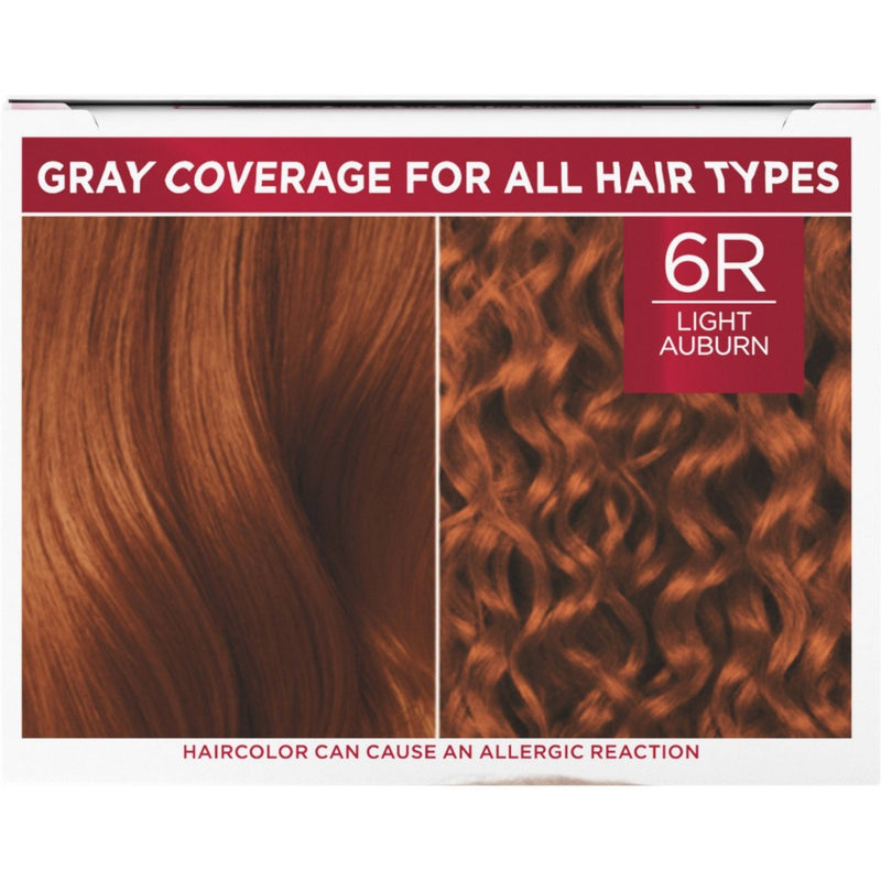 L'Oreal Paris Excellence Triple Protection Permanent Hair Color - 18 fl oz - 6R Light Auburn - 1 kit