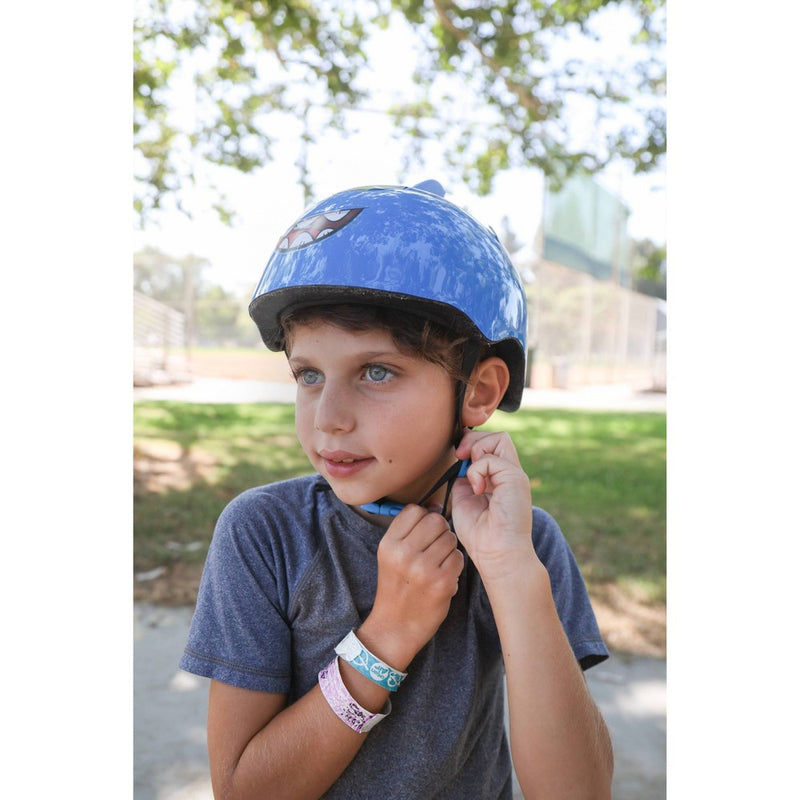 Raskullz Cling Shark Child Helmet - Blue