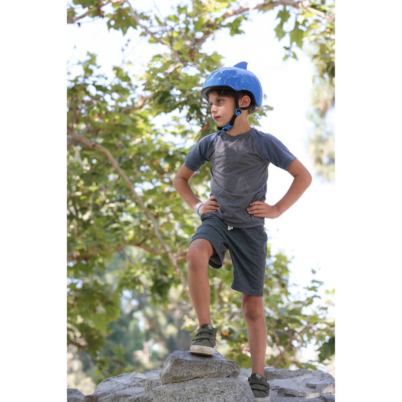 Raskullz Cling Shark Child Helmet - Blue