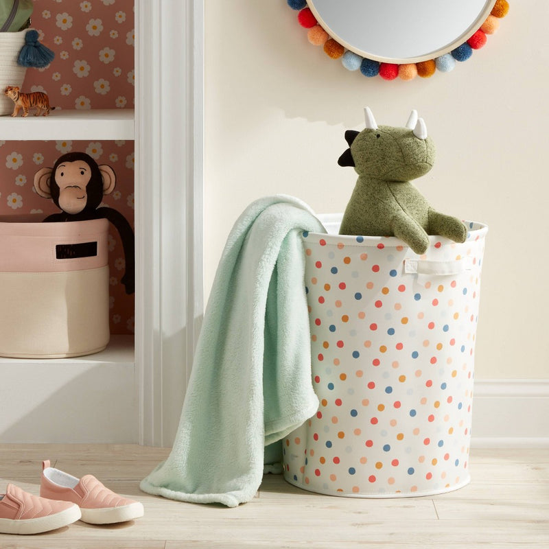 Extra Large Polka Dot Kids' Fabric Bin - Pillowfort (LOCAL PICKUP ONLY)
