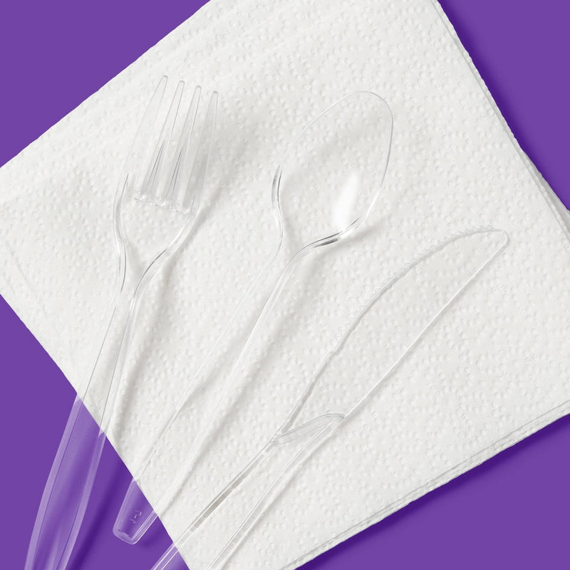 Premium Plastic Forks, Spoons and Knives - 48ct - up & up