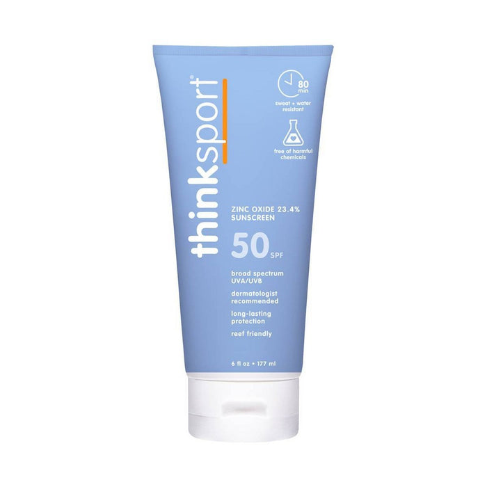 thinksport Mineral Sunscreen Water Resistant Lotion - SPF 50 - 6 fl oz