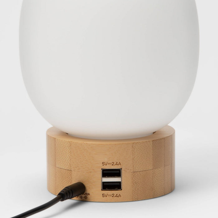 Desk Lamp with USB Ports (Includes LED Light Bulb) - Threshold