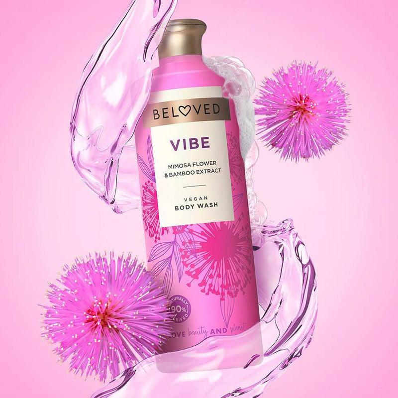 Beloved Vibe Vegan Body Wash with Mimosa Flower & Bamboo Extract - 18 fl oz