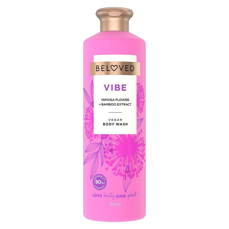 Beloved Vibe Vegan Body Wash with Mimosa Flower & Bamboo Extract - 18 fl oz