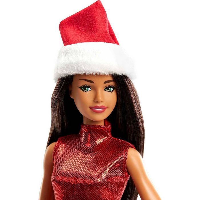 Barbie Santa Doll - Brown Hair