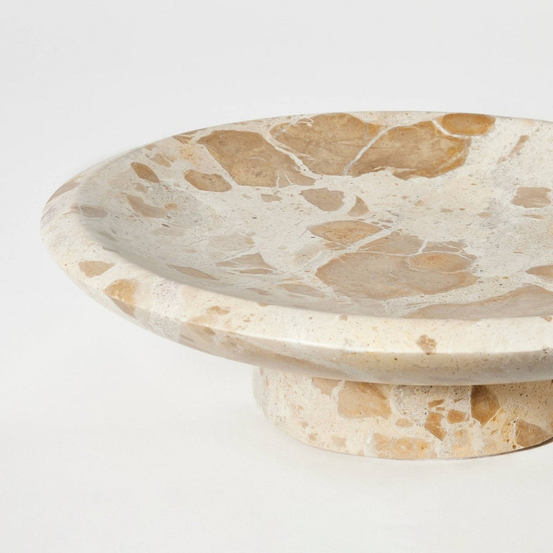 Marble Pedestal Bowl - Threshold designed with Studio McGee