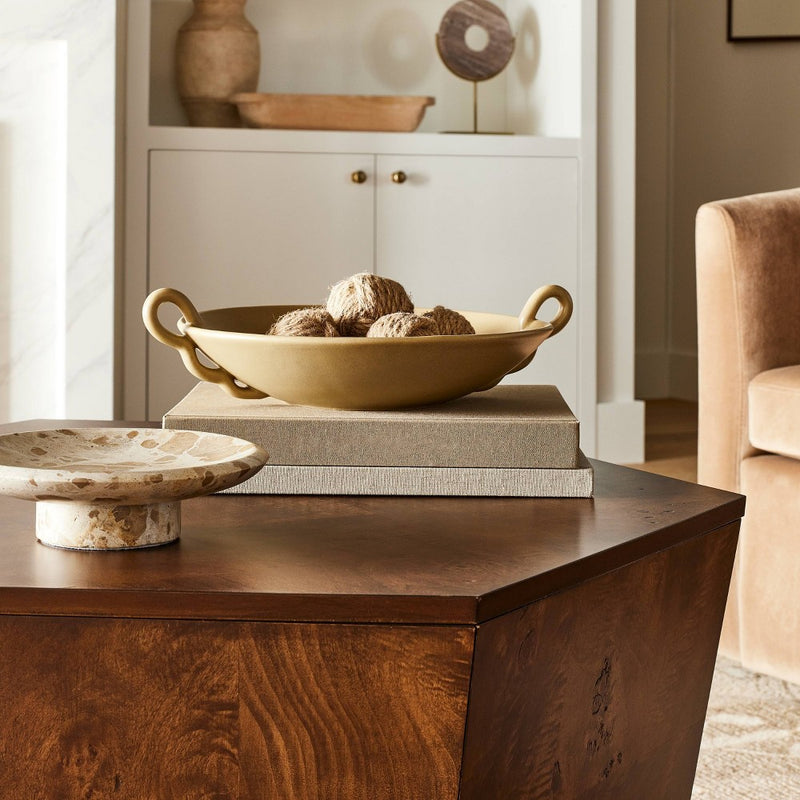 Marble Pedestal Bowl - Threshold designed with Studio McGee