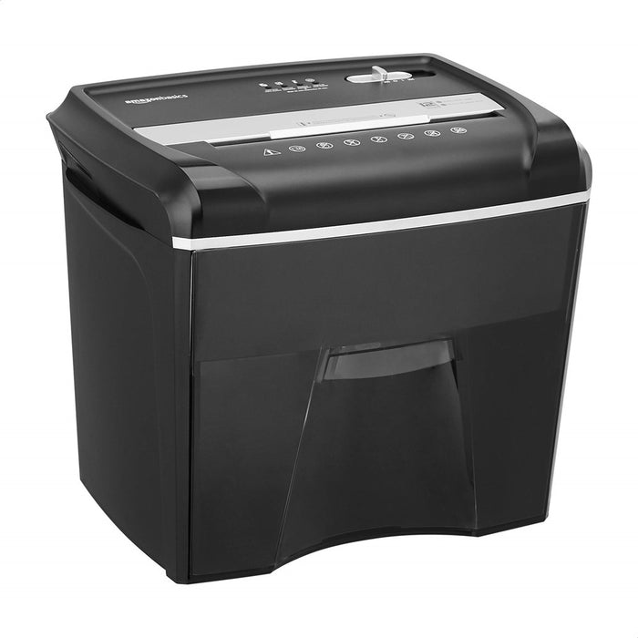Basics 12-Sheet Cross Cut Junk Mail, CD, Credit Card Shredder W/ Pullout Basket (LOCAL PICKUP ONLY)